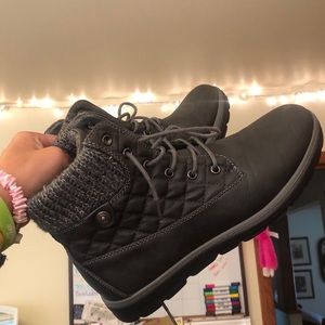 Grey Boots